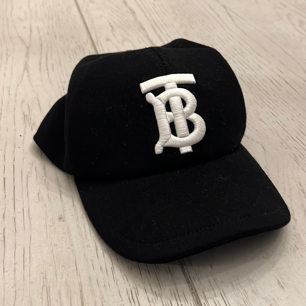 Burberry Monogram Motif Cotton Twill Baseball Cap